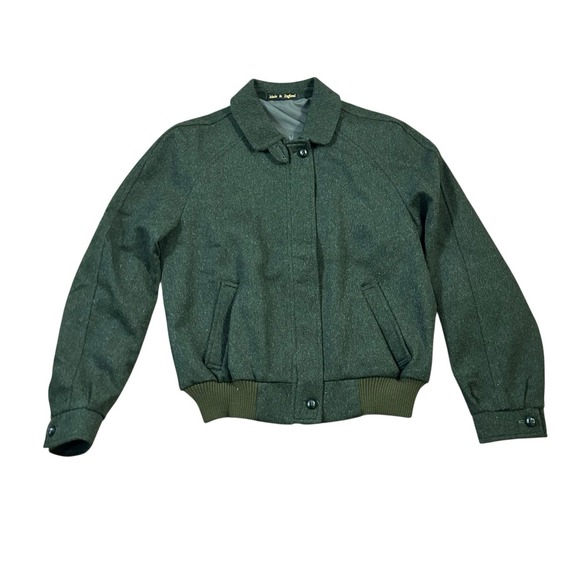 VTG Christopher Dawes Baur Loden Womens Size 14 Jacket Wool England Green - Picture 1 of 10
